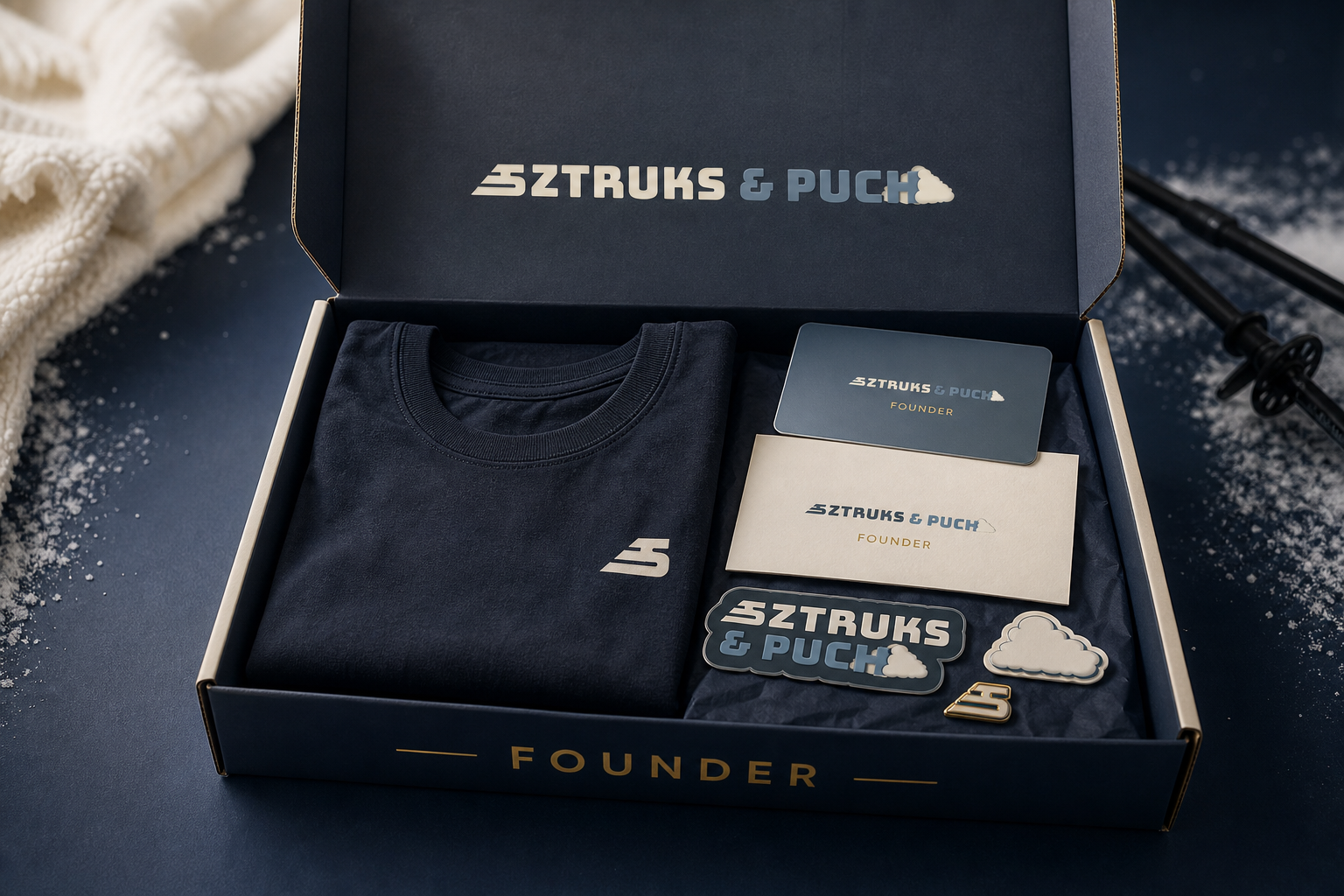 Mockup Pakietu Foundera Sztruks & Puch